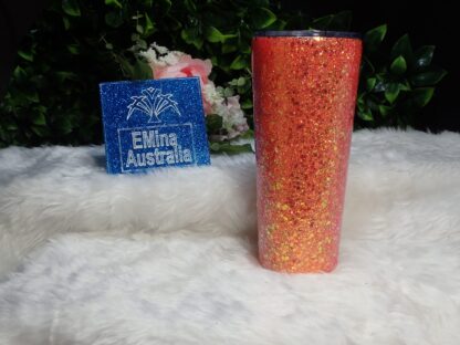 TUMBLER, Glitz & Glam, Glitter Tumbler, Gifts, Small Business, Handmade, Travel or in the car, Keep drinks hot or cold at work or home - Image 5