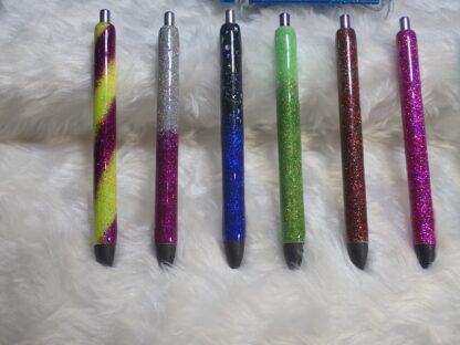 GLITTER PENS, Ink-joy Pens 0.7, Includes refill, Epoxy Pens, Handmade, Refillable Pens, Ready to Ship, Variety of Designs, Christmas Gift - Image 6