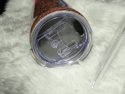 TUMBLER, Glitz & Glam, Glitter Tumbler, Gifts, Small Business, Handmade, Travel or in the car, Keep drinks hot or cold at work or home - Image 3