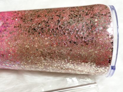 TUMBLER, Glitz & Glam, Glitter Tumbler, Gifts, Small Business, Handmade, Travel or in the car, Keep drinks hot or cold at work or home - Image 2