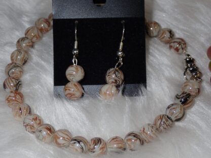 BRACELET & EARRING SET-Sizes Vary- Christmas Gift-Vary in Colour-Earrings to match-Excellent Craftmanship-Handmade Item - Image 2