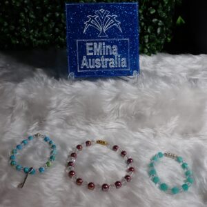 BRACELET, Glass Beads, Christmas Gift, Magnetic Clasp, Excellent Craftmanship, Handmade Item, One-of-a-kind